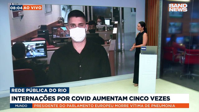 As internações por Covid na rede pública do Rio aumentaram 5 vezes em menos de uma semana. Quem traz as informações é o Ryan Lobo.Saiba mais em youtube.com.br/bandjornalismo#BandNews #Covid #RiodeJaneiro