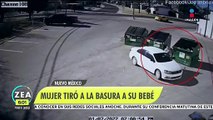 VIDEO: Mujer tira a la basura a bebé en Nuevo México