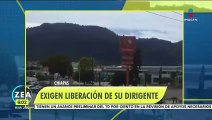Exigen liberación de dirigente en Chiapas
