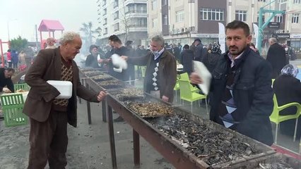 Hamsi festivalinde 2 ton hamsi 2 saatte tüketildi