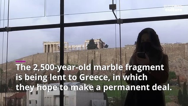 Foot of ancient Greek goddess makes its way to Athens museum from Palermo