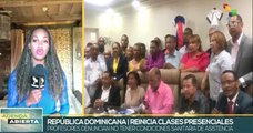 Retorno polémico a clases presenciales en República Dominicana