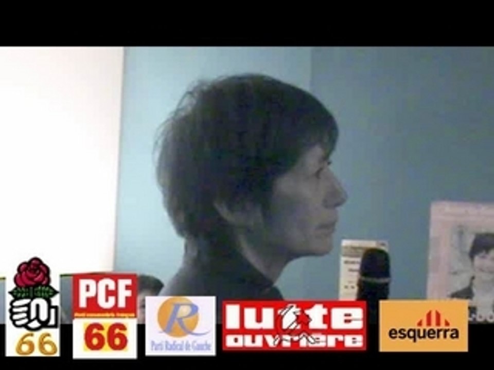 1 / 2  Jacqueline AMIEL-DONAT pour PERPIGNAN   4 MARS