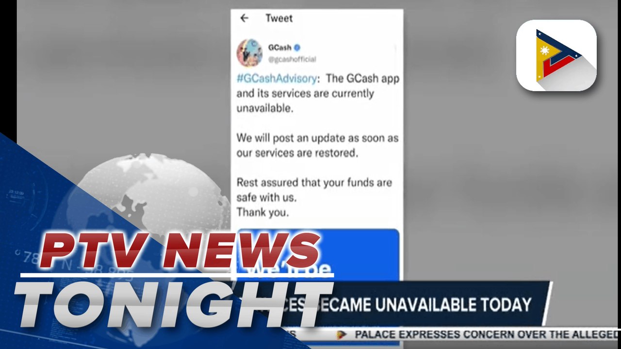 GCash app, services became unavailable today