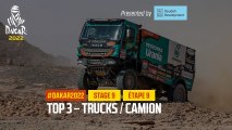 Trucks Top 3 presented by Soudah Development - Étape 9 / Stage 9 - #Dakar2022