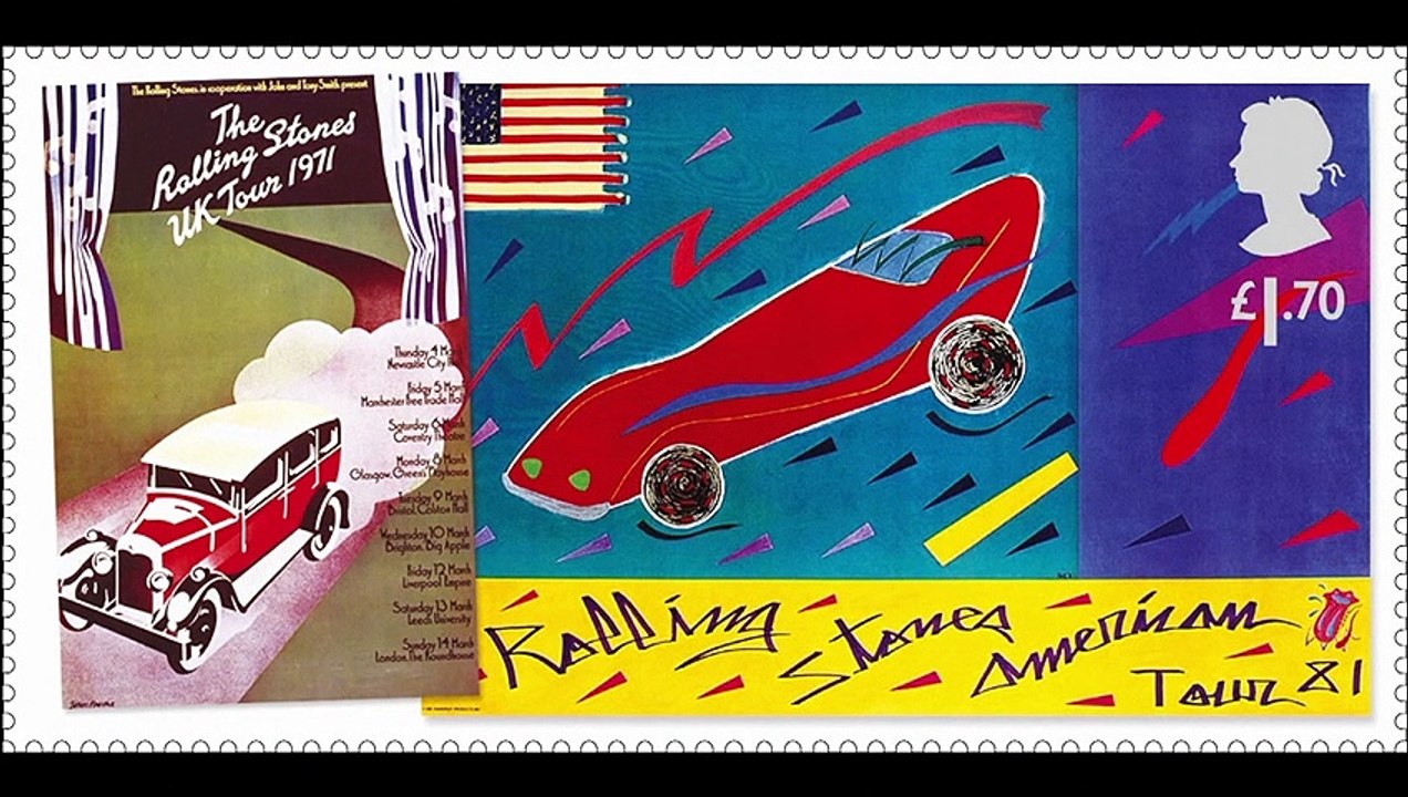 Rolling Stones kommen auf Briefmarken