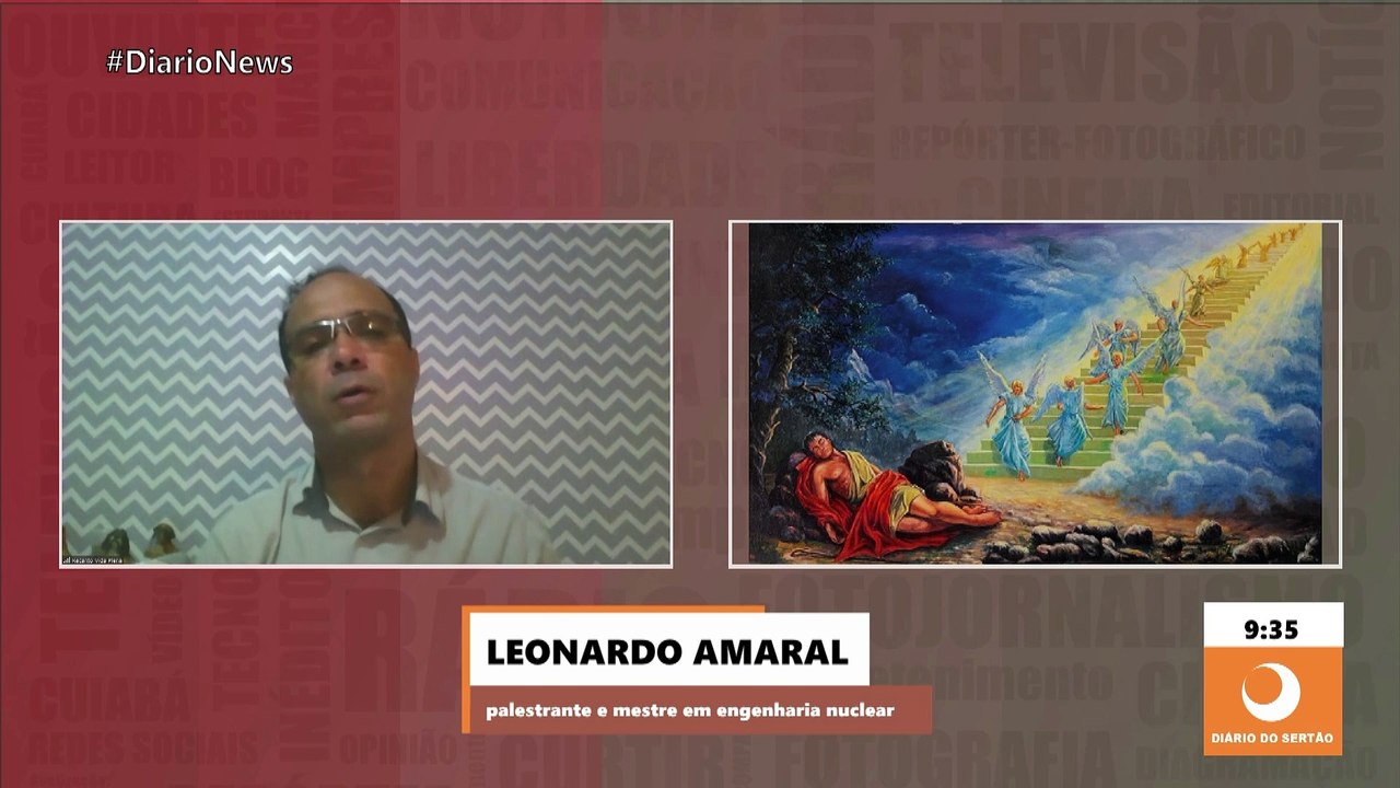 Entrevista com o professor universitário da Escola Naval e Mestre em Engenharia Nuclear pela UFRJ, Leonardo Amaral. Assunto: Nebulosa do Órion e a 2° Vinda de Jesus.
