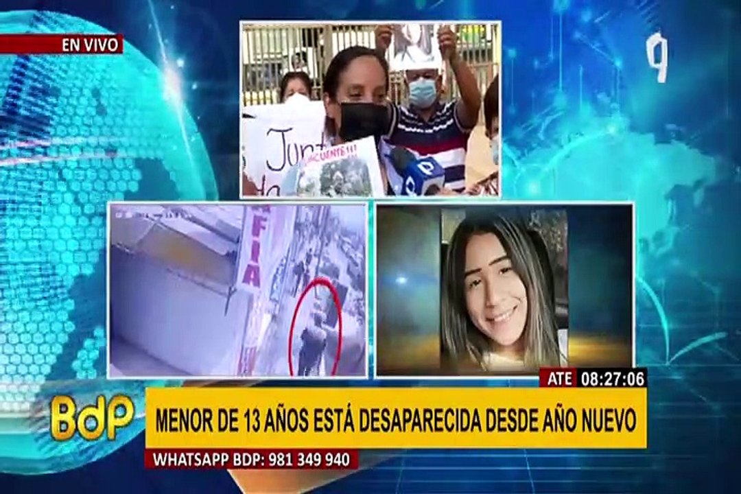 Menor de 13 años está desaparecida desde Año Nuevo: madre denuncia que extranjero la captó