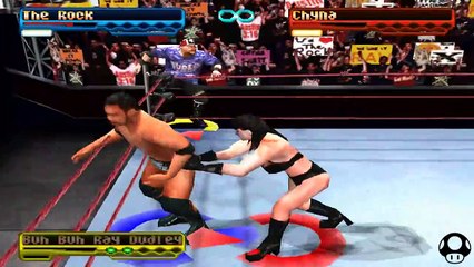 WWF Smackdown! The Rock vs Chyna