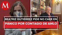 Beatriz Gutiérrez Müller se aísla tras contagio de covid de AMLO; “no caigan en pánico”, pide