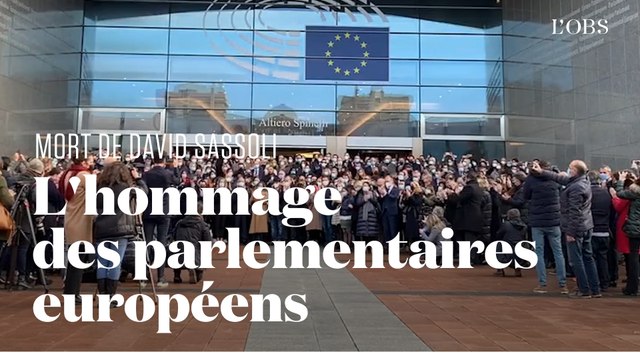Les députés européens rendent hommage à leur président disparu David Sassoli