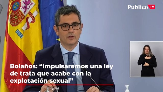 Bolaños: Impulsaremos una ley de trata que acabe con la lacra de la explotación sexual