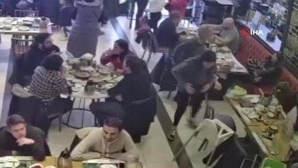 Yediler, içtiler, hesap gelince ortadan kayboldular...O anlar kamerada