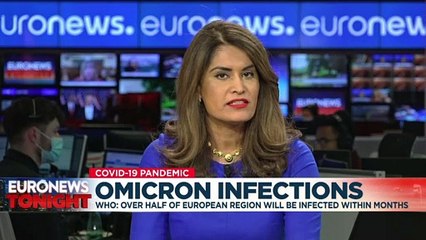 COVID: Omicron in Europe is 'a west-to-east tidal wave', says WHO