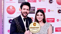 Kundali Bhagya Fame Sanjay Gagnani At Zee Rishte Awards With Wife Poonam Bhatia | 2022