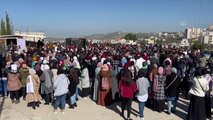 Son dakika gündem: Filistinli öğrenciler, İsrail güçlerinin dün 5 üniversite öğrencisini gözaltına almasını protesto etti