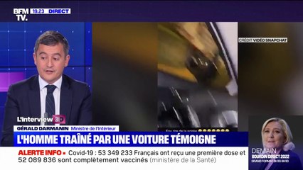 Homme trainé par une voiture: pour Gérald Darmanin, "les actes de délinquance gratuits sont révoltants"