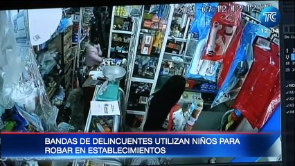 Download Video: Quito: Niños son usados para robar en locales comerciales