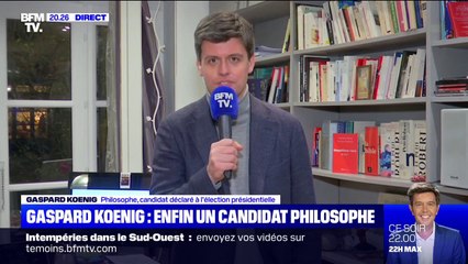 Candidat à l'élection présidentielle, Gaspard Koenig veut "construire une offre idéologique assez radicale"
