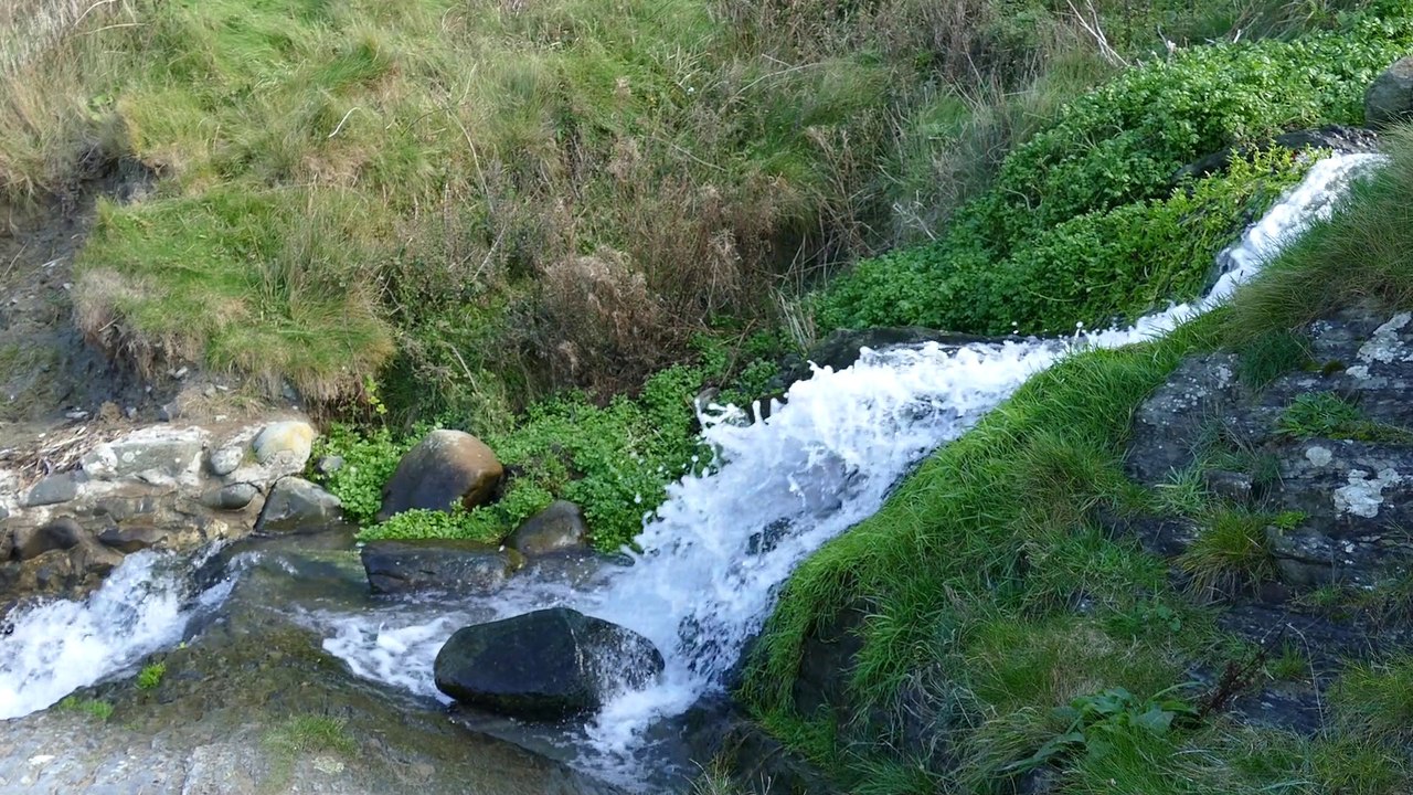 waterfall wonderfull scene