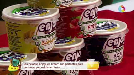 Los helados Enjoy Ice Cream son perfectos para personas que cuidan su línea