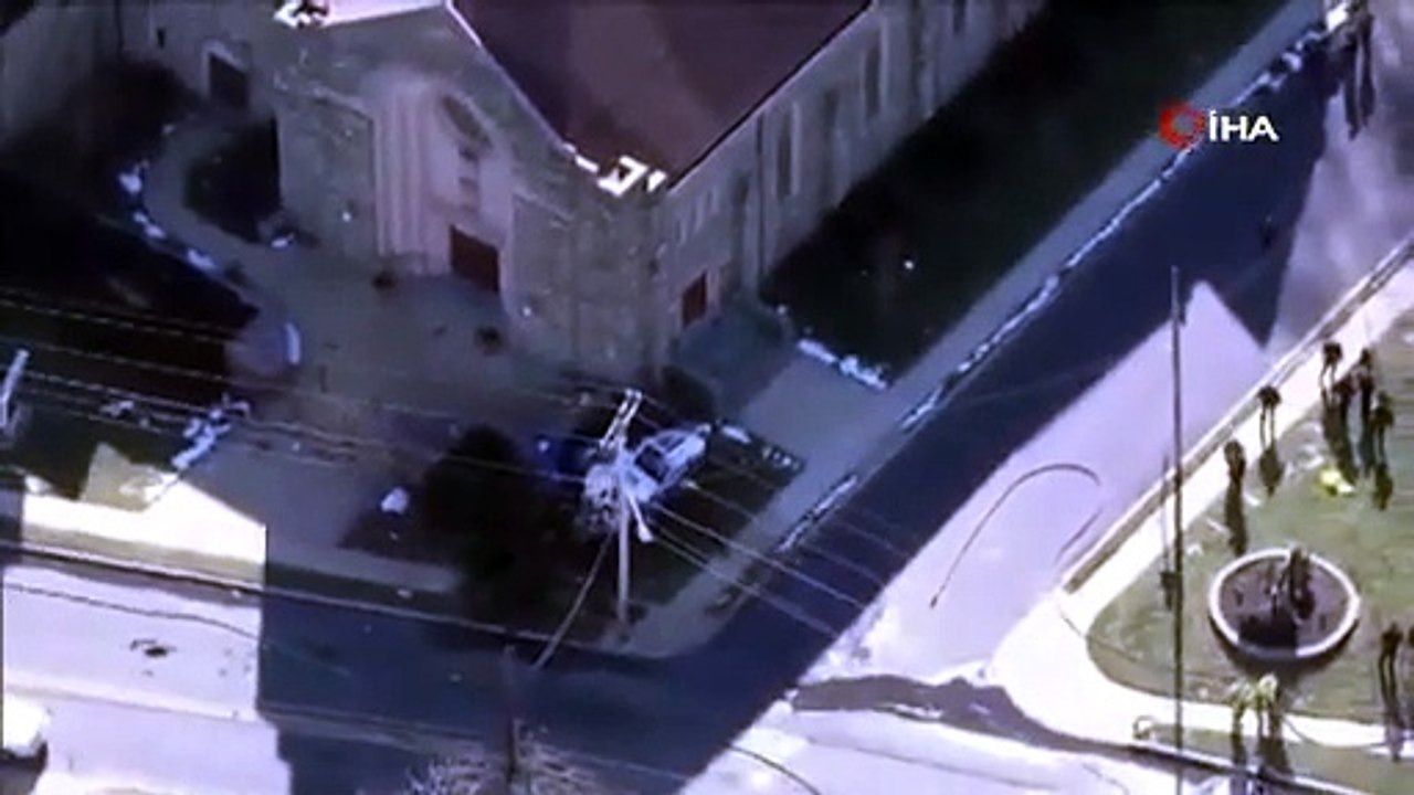 ABD'de ambulans helikopter yerleşim yerine düştü2842fefb47}-1