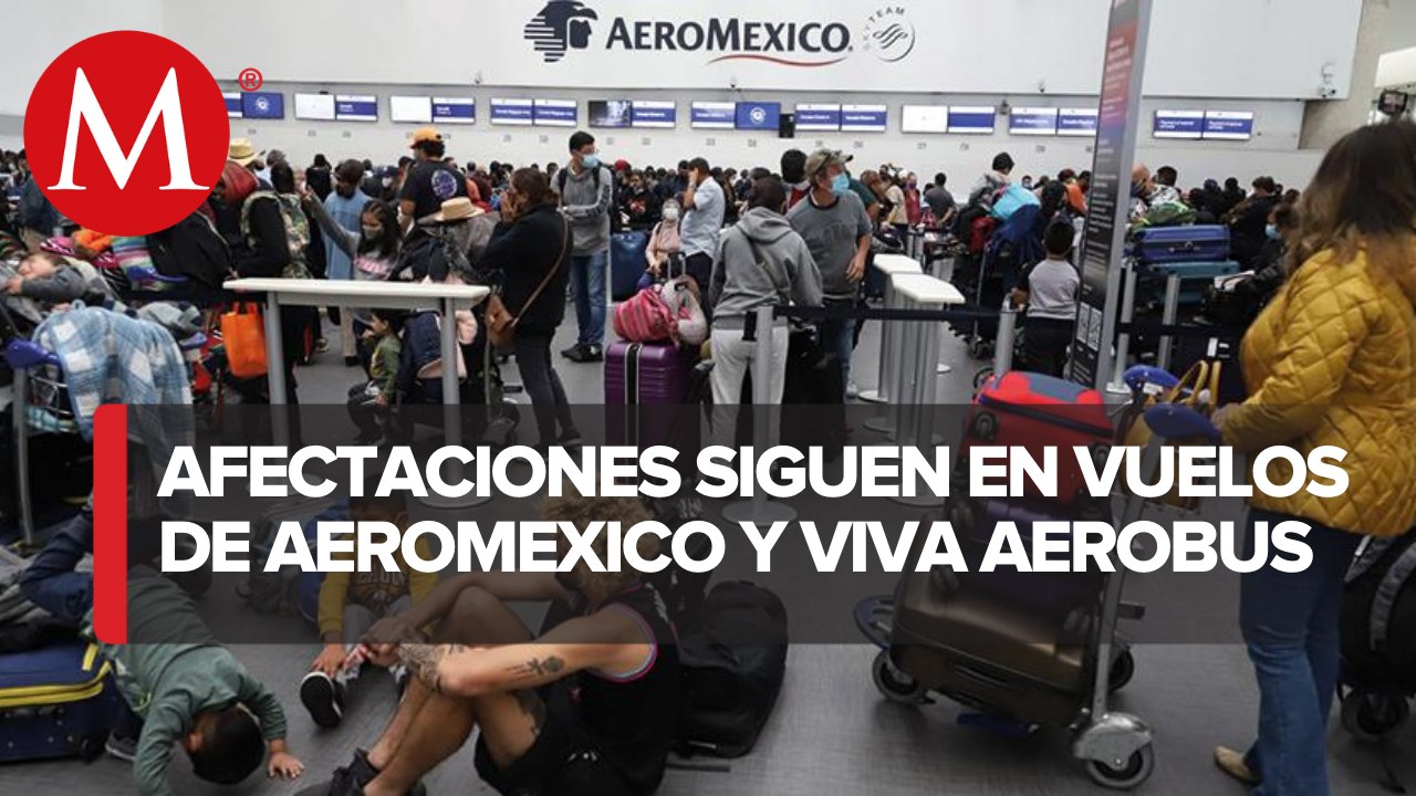 Suman otros siete los vuelos cancelados en Aeroméxico y Viva Aerobus por covid-19