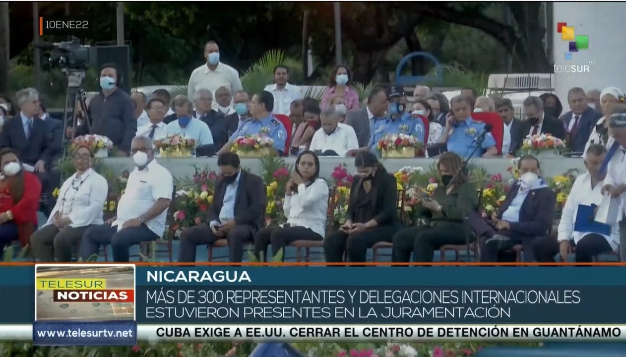 Daniel Ortega reafirma su mandato tras juramentación presidencial en Nicaragua
