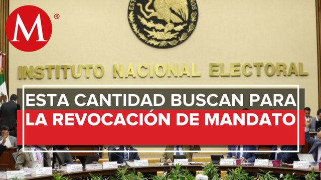 INE solicitará a Hacienda mil 738.94 mdp para revocación de mandato