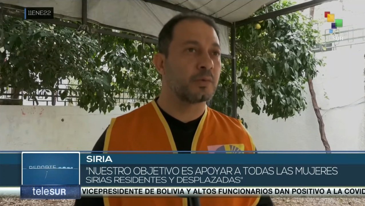 Gobierno de Siria desarrolla programas para mujeres damnificadas por la guerra