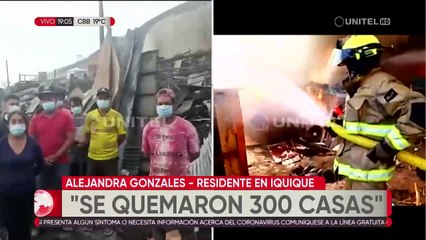 Más de 300 bolivianos fueron afectados tras voraz incendio en Chile