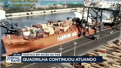 Mesmo depois da prisão de um sargento da Aeronáutica, a quadrilha que usou um avião da FAB para o tráfico de drogas continuou a atuar. É o que mostra um relatório obtido com exclusividade pelo Jornal da Band.