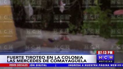 Tirotean a una persona en la colonia Las Mercedes de Comayagüela