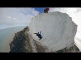 BASE Jumper Loses Helmet