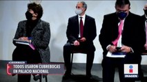 Todos los integrantes del Gabinete usaron cubrebocas | Noticias con Ciro Gómez Leyva