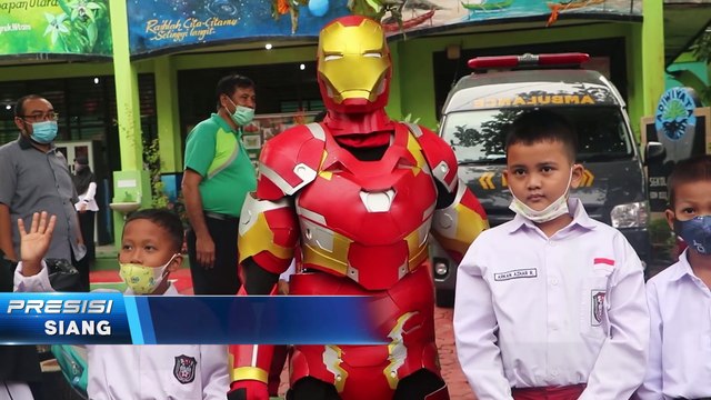 Polda Kaltim Gelar Vaksinasi Covid-19 untuk Anak SD di Balikpapan