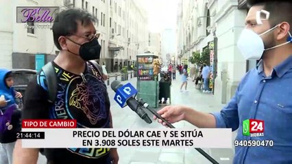 El precio del dólar continúa a la baja