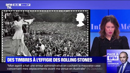 Des timbres à l'effigie des Rolling Stones
