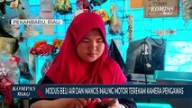 Modus Beli Air Dan Mancis Maling Motor Terekam Kamera Pengawas