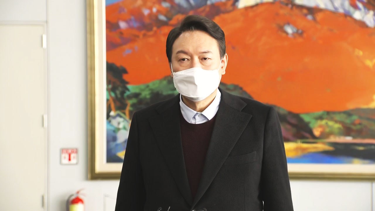 윤석열, 경기도 선대위 출범식 참석 후 현안 질의 응답 (1월 12일) / YTN