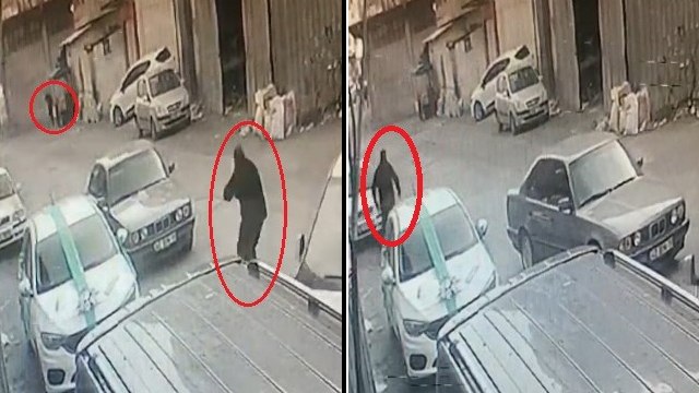 Bursa’da güpegündüz sokak ortasında silahlı çatışma anı kameralarda