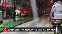 Kar ve fırtına Trakya'yı etkisi altına aldı: Bugüne kadar görülmemiş boyutta afetle karşı karşıyayız