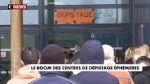 Le boom des centres de dépistage éphémères