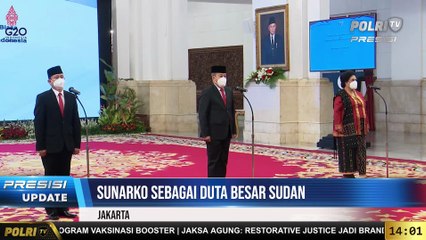 PRESISI Update 14.00 WIB : Presiden Jokowi Lantikan Para Duta Besar Luar Biasa dan Berkuasa Penuh RI di Istana Negara