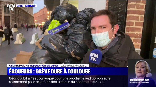 On n'est pas là pour juger les problèmes, on veut juste qu'un service minimum soit assuré : ce restaurateur toulousain réagit à la grève des éboueurs