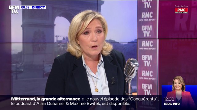Marine Le Pen: Valérie Pécresse est l'actionnaire majoritaire d'Éric Zemmour