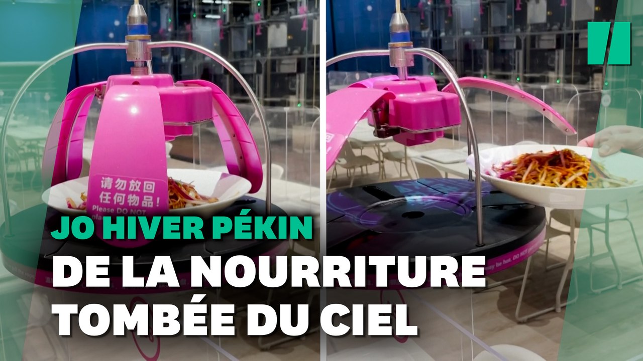 À la cantine des JO de Pékin, les plats seront livrés par le plafond