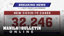 DOH reports 32,246 new cases, bringing the national total to 3,058,634, as of JANUARY 12, 2021