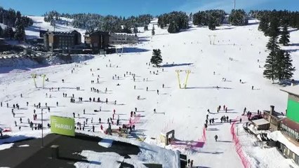 Uludağ'da kayak sezonu yarıyıl tatiliyle hareketlenecek