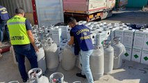 Palermo - Sequestrate oltre 5 tonnellate di gas per refrigerazione contraffatto (12.01.22)